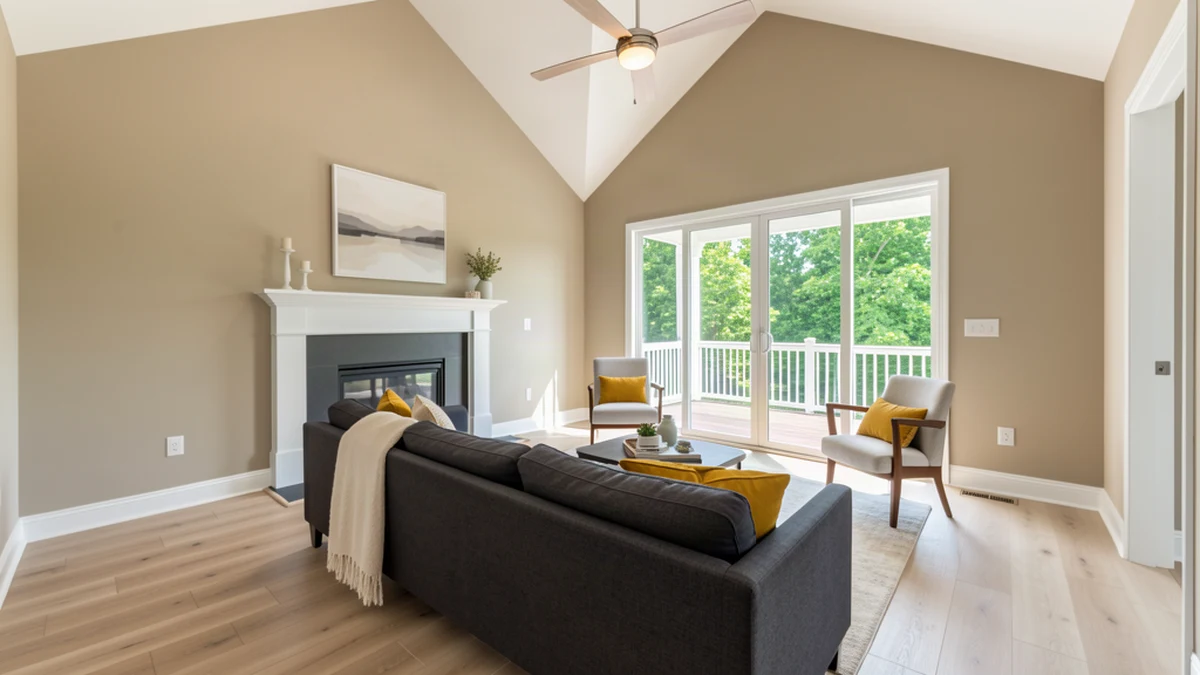 Professional painting contractors in Abingdon, MD preparing and painting home interior