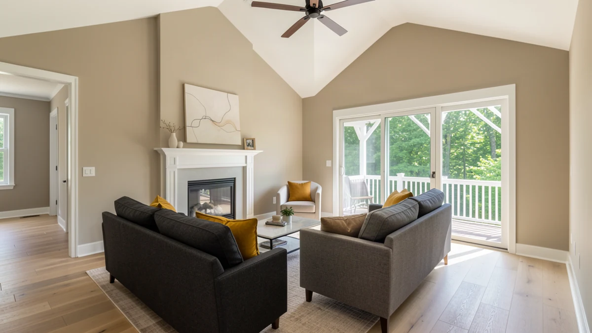 Professional painting contractors in Carroll County, MD preparing and painting home interior
