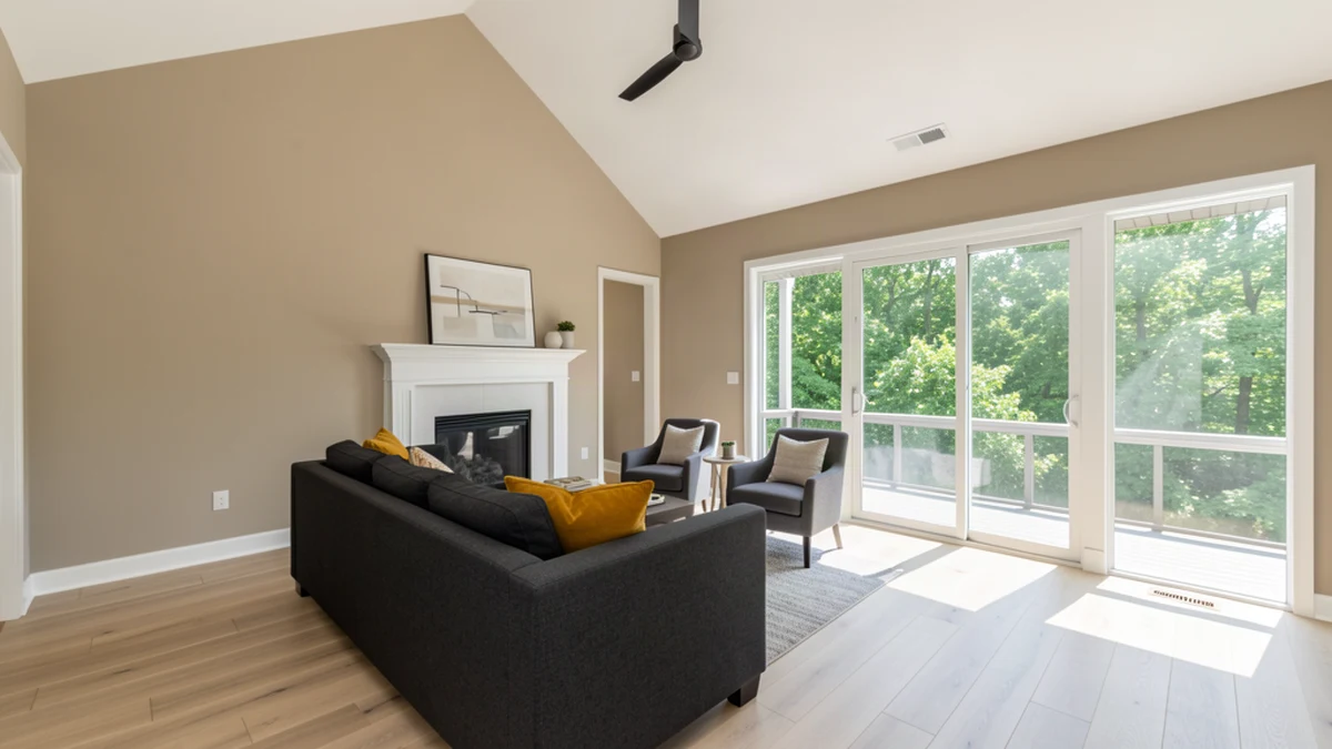 Professional painting contractors in Catonsville, MD preparing and painting home interior