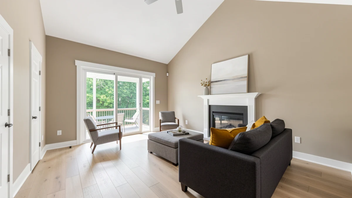 Professional painting contractors in Chesapeake City, MD preparing and painting home interior