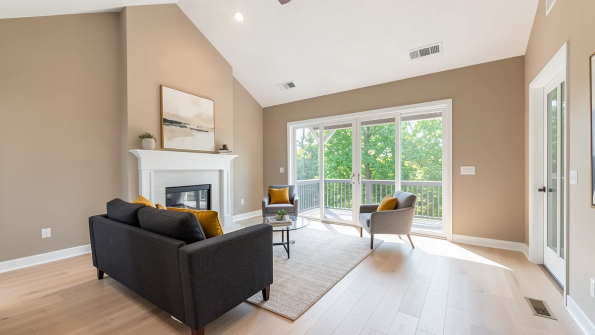 Professional painting contractors in Dickerson, MD preparing and painting home interior