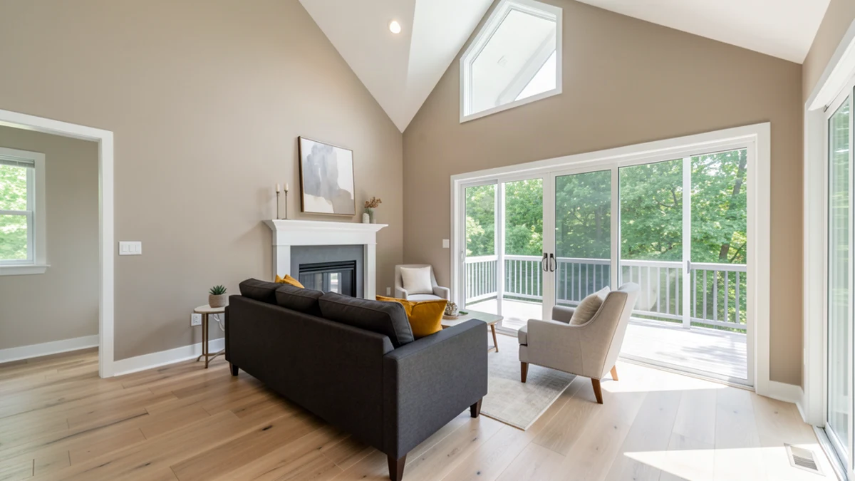 Professional painting contractors in Dunkirk, MD preparing and painting home interior