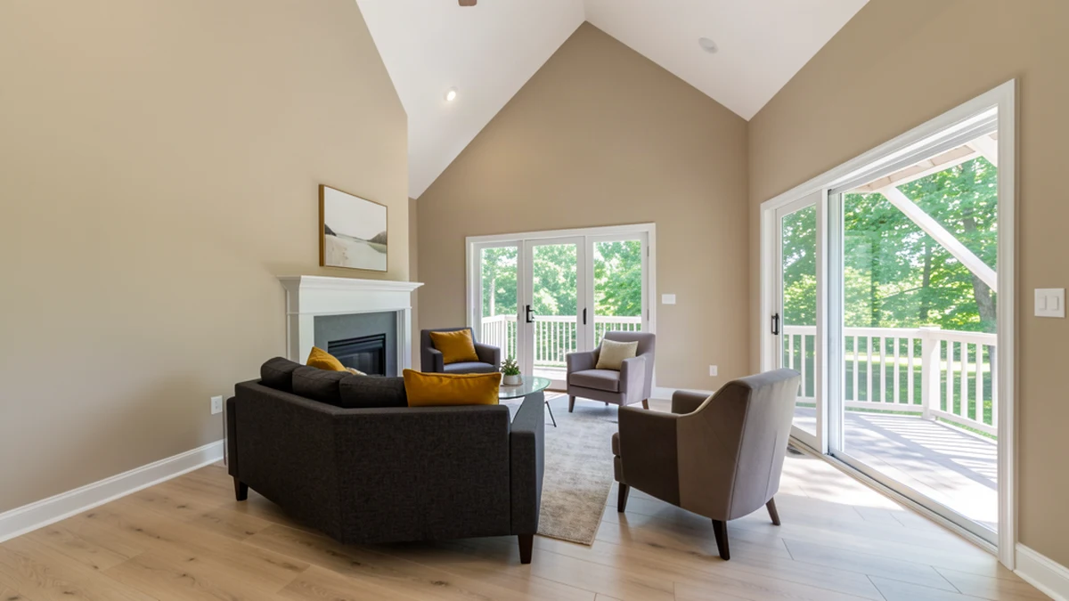 Professional painting contractors in Freeland, MD preparing and painting home interior