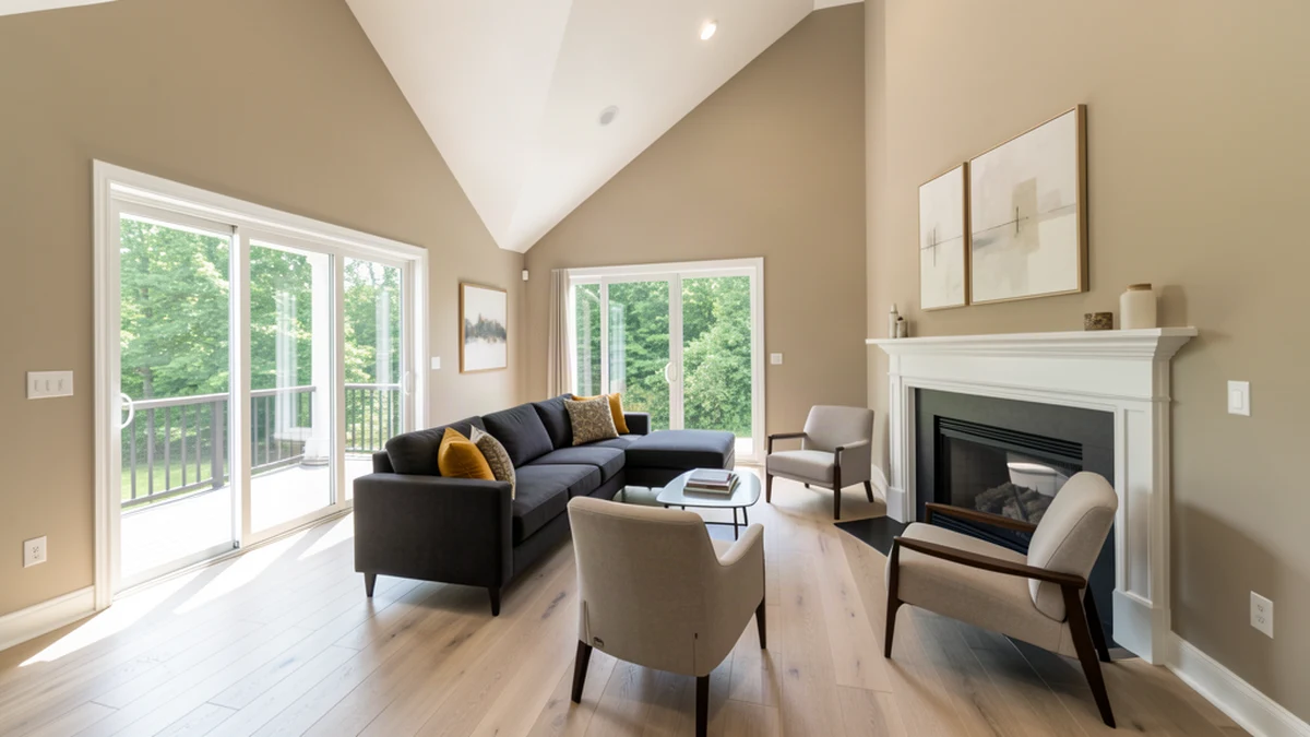 Professional painting contractors in Glen Arm, MD preparing and painting home interior