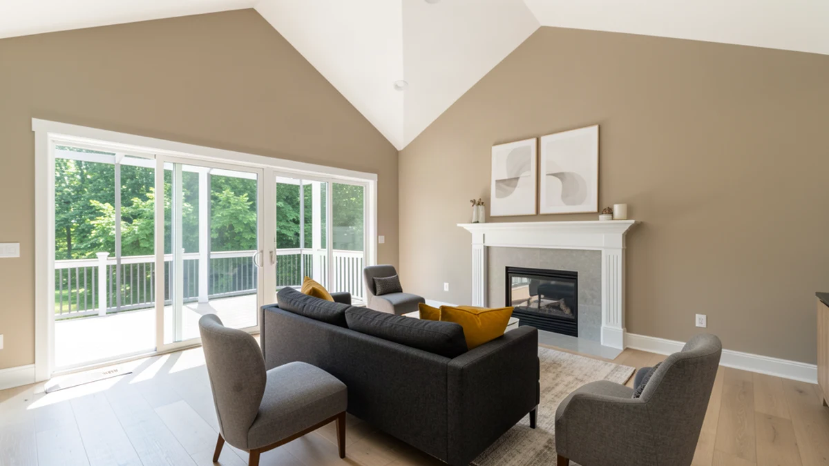 Professional painting contractors in Hanover, MD preparing and painting home interior
