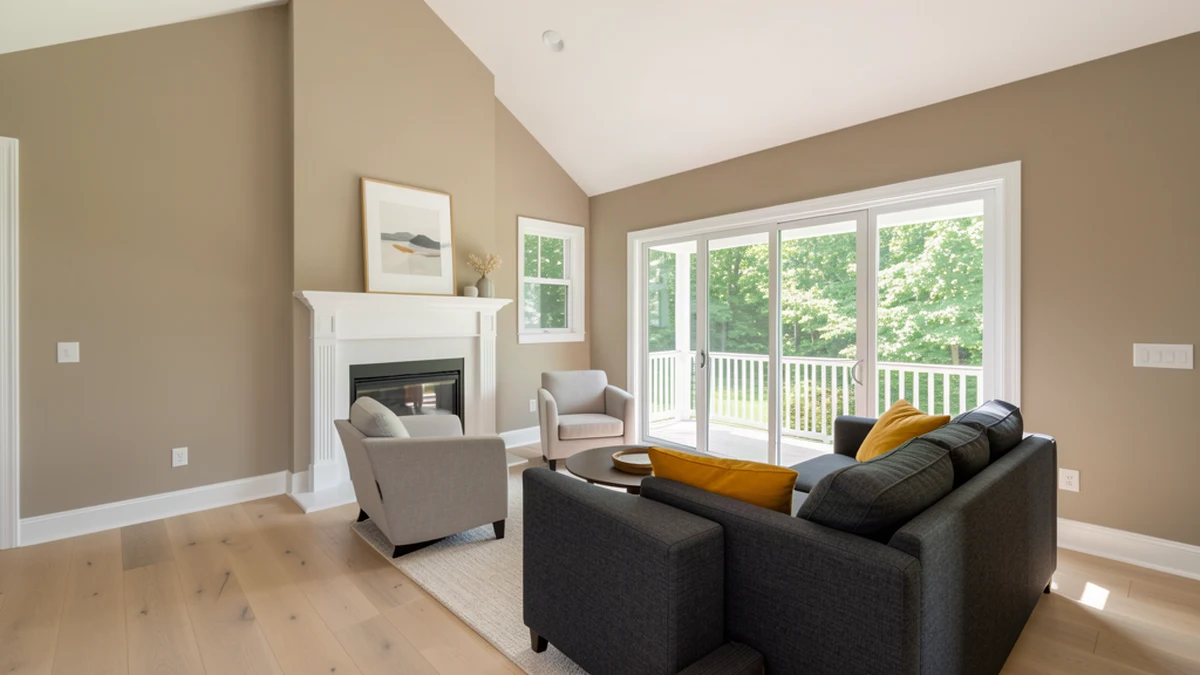 Professional painting contractors in Howard County, MD preparing and painting home interior