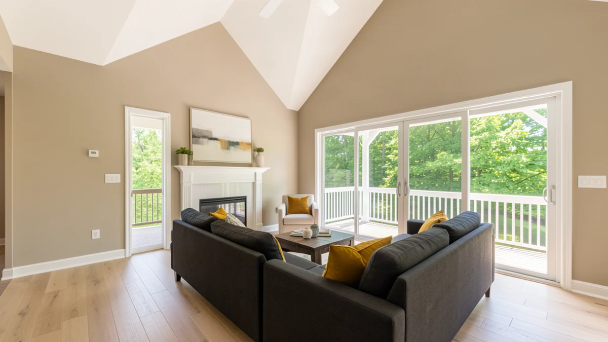 Professional painting contractors in Huntingtown, MD preparing and painting home interior