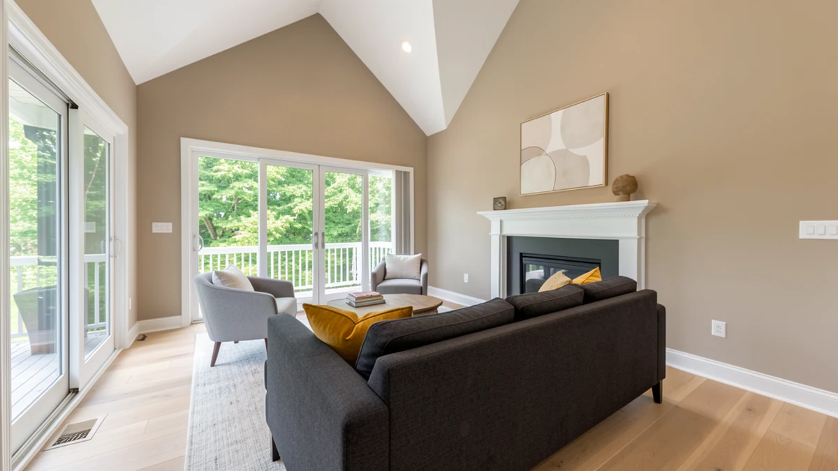 Professional painting contractors in Marlow Heights, MD preparing and painting home interior