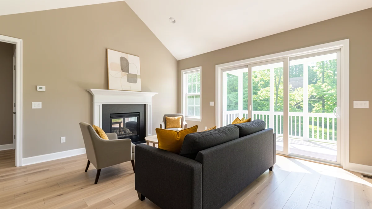 Professional painting contractors in New Market, MD preparing and painting home interior
