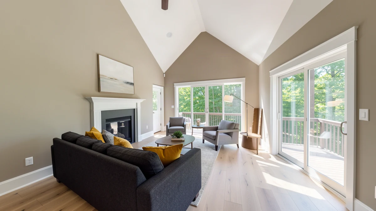 Professional painting contractors in North Beach, MD preparing and painting home interior