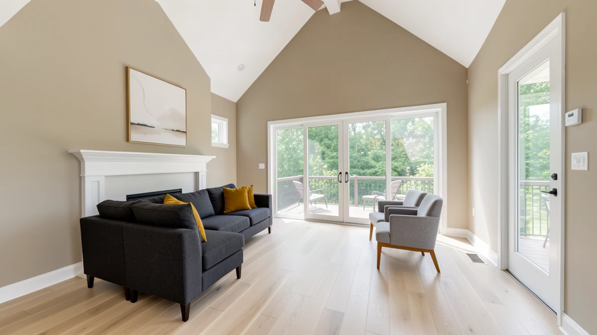 Professional painting contractors in Nottingham, MD preparing and painting home interior