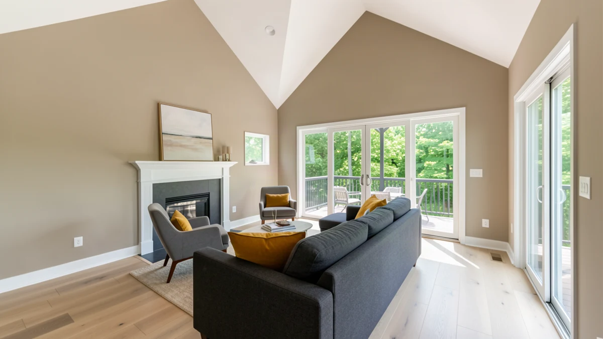 Professional painting contractors in Olney, MD preparing and painting home interior