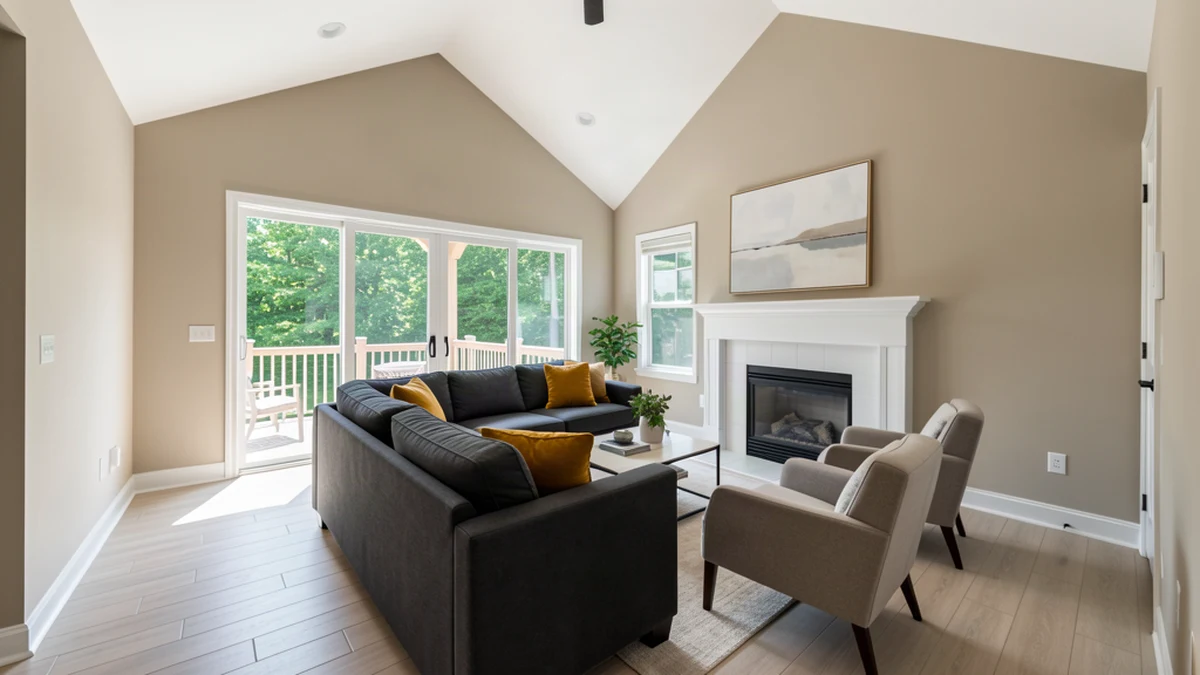 Professional painting contractors in Parkton, MD preparing and painting home interior