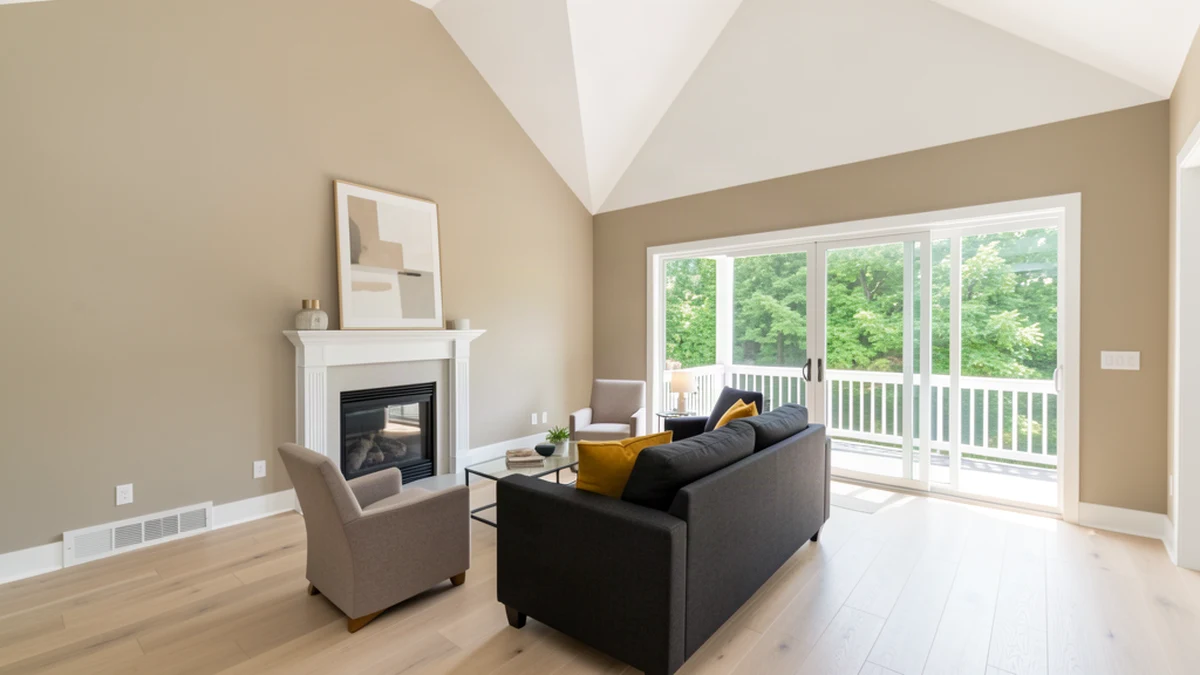 Professional painting contractors in Randallstown, MD preparing and painting home interior
