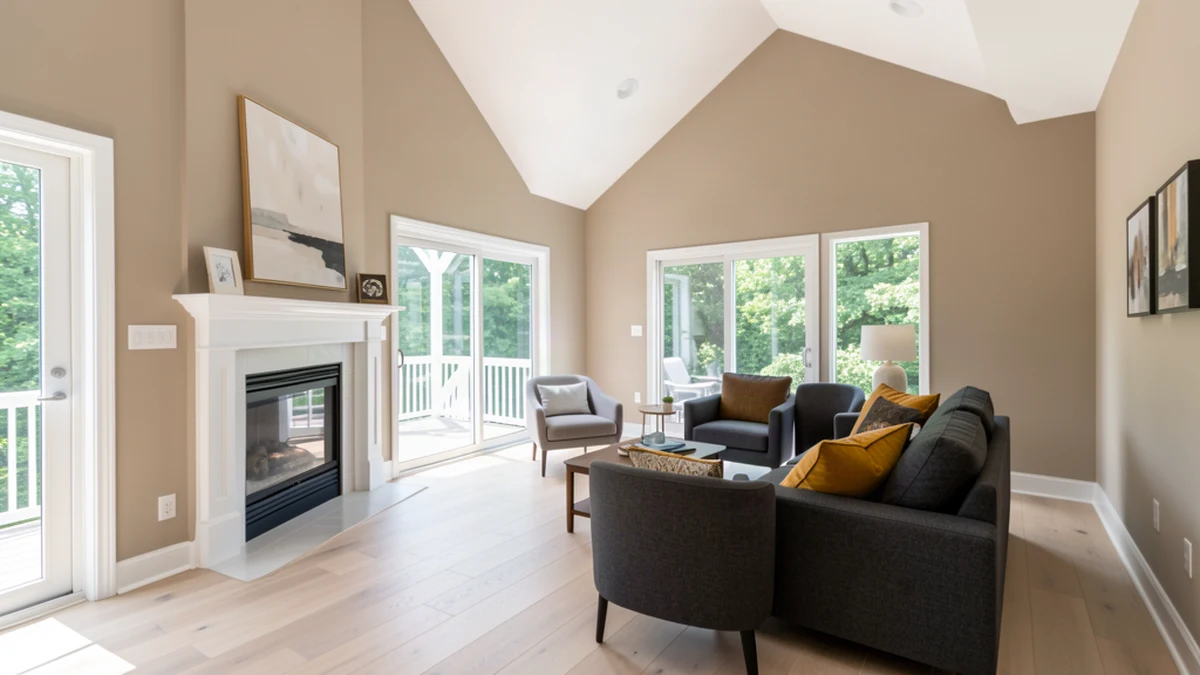 Professional painting contractors in Rosedale, MD preparing and painting home interior