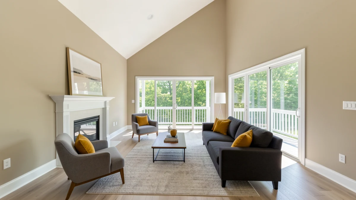 Professional painting contractors in Saint Leonard, MD preparing and painting home interior