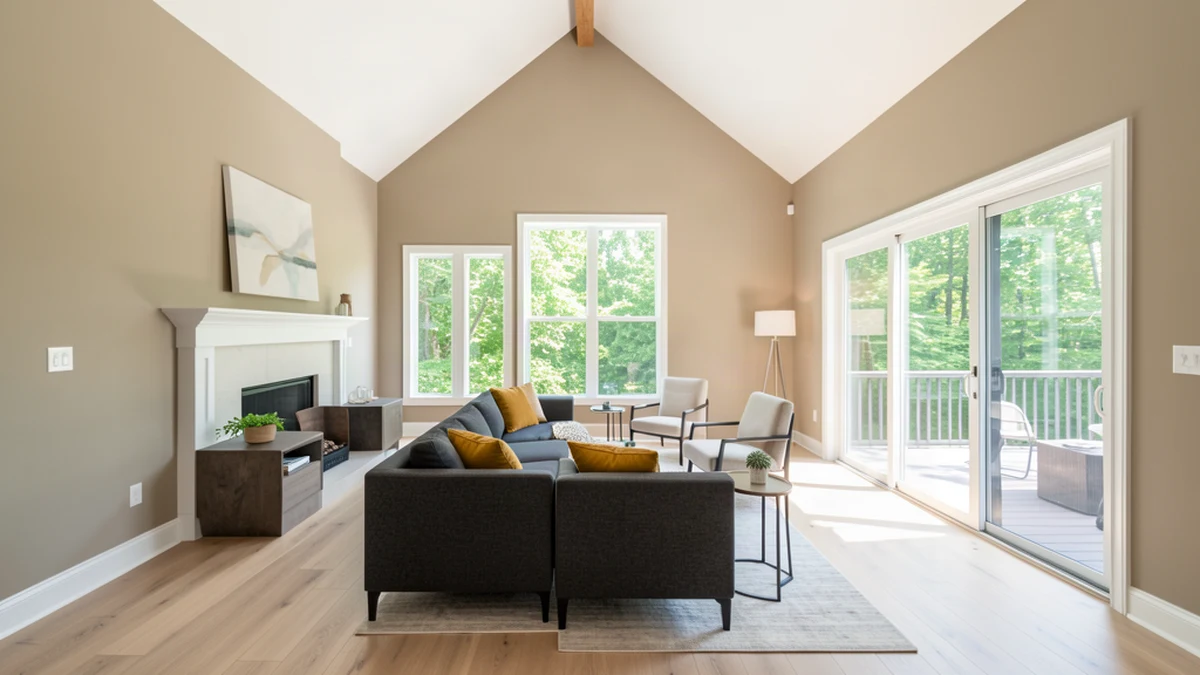 Professional painting contractors in Salisbury, MD preparing and painting home interior