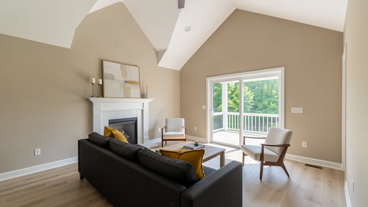 Professional painting contractors in Springdale, MD preparing and painting home interior
