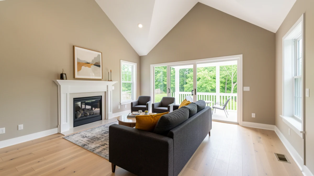 Professional painting contractors in Towson, MD preparing and painting home interior