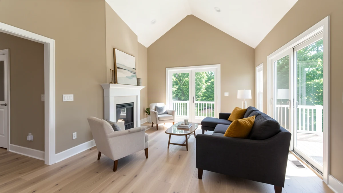 Professional painting contractors in University Park, MD preparing and painting home interior
