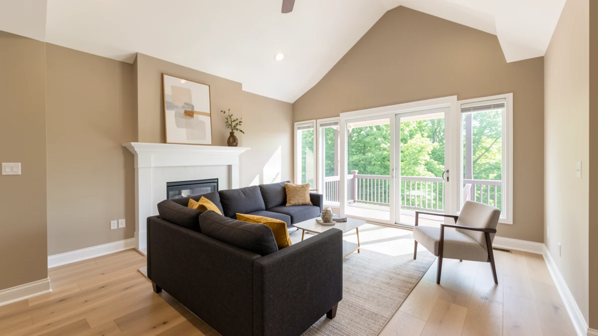 Professional painting contractors in White Hall, MD preparing and painting home interior