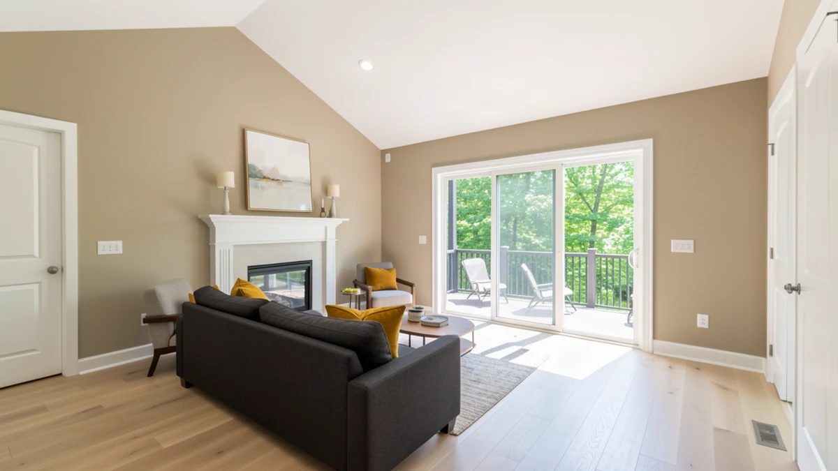 Professional painting contractors in Worcester County, MD preparing and painting home interior
